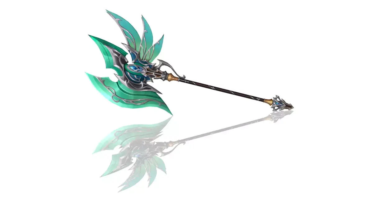 Elven Axe Low-poly 3D model