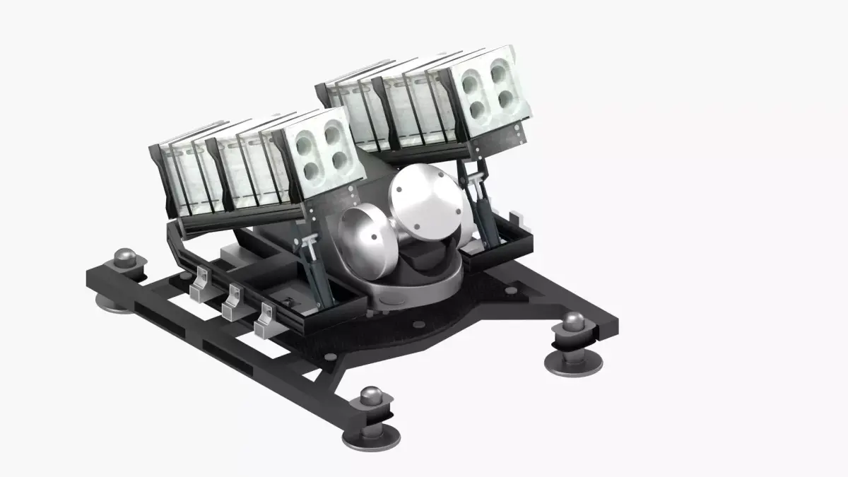 projectile missile launcher  3D model