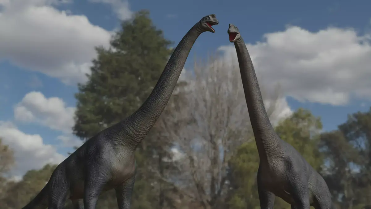 Brachiosaurus dinosaur Low-poly 3D Model  Low-poly 3D model