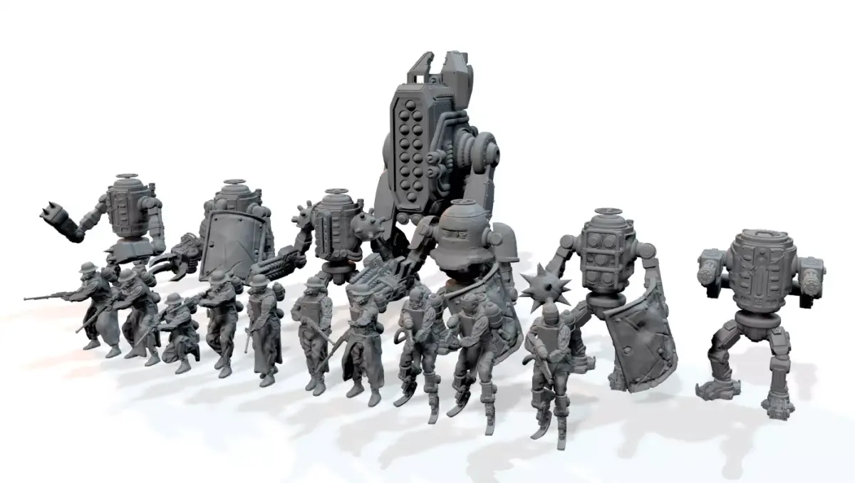 EISENMANN MECH INFANTRY COLLECTION 2 - BY CIZJUT 3D print model