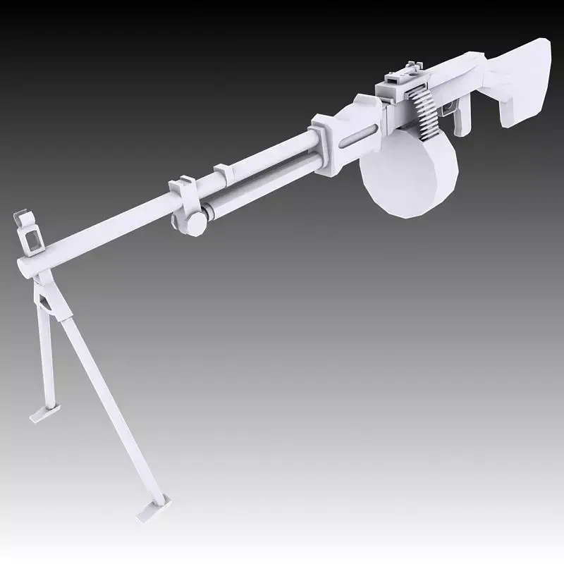 RPD Machine Gun 3D model