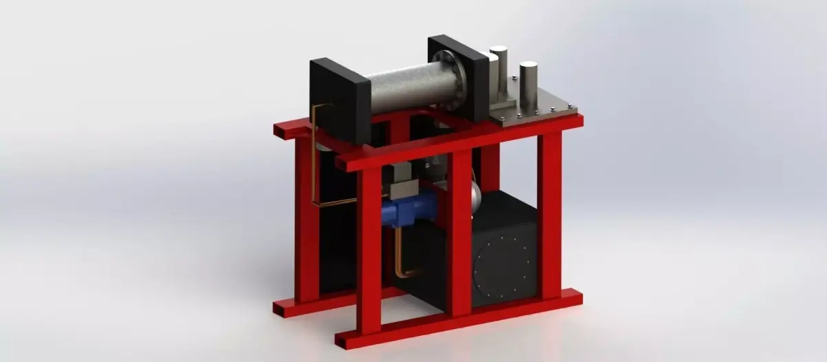 Horizontal press brake 3D model