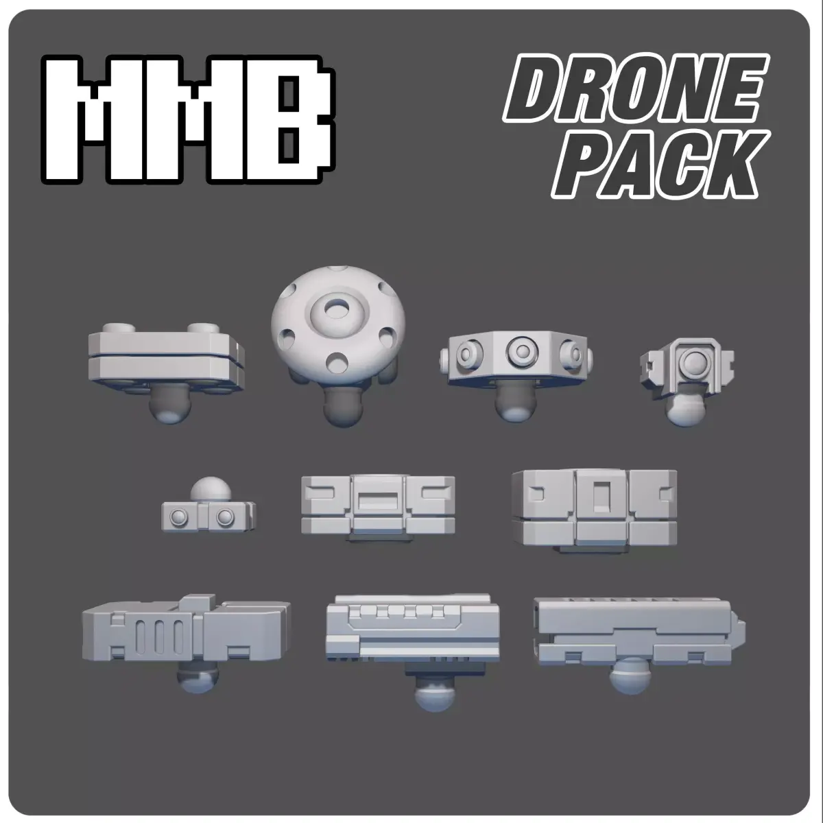 MMB Addon Drone pack 3D print model