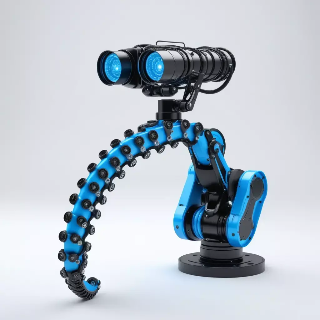 Futuristic Modular Robotic Tentacle Arm 3D model