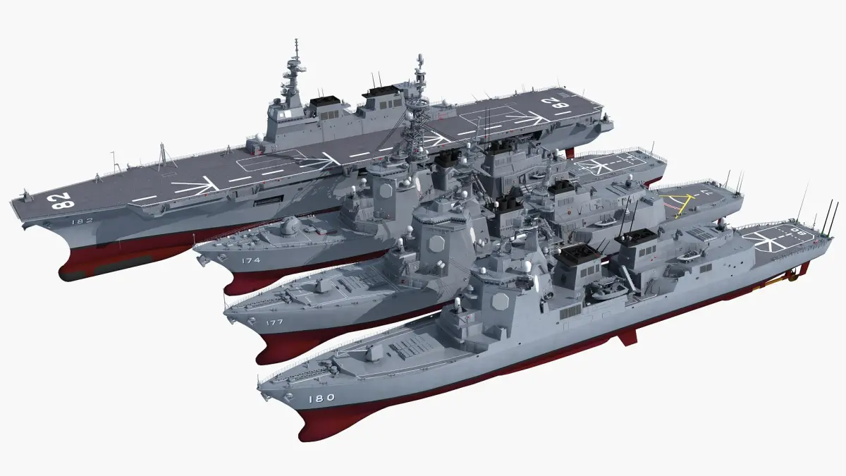 Japanese moye Aida Kongo Hyuga 3D model