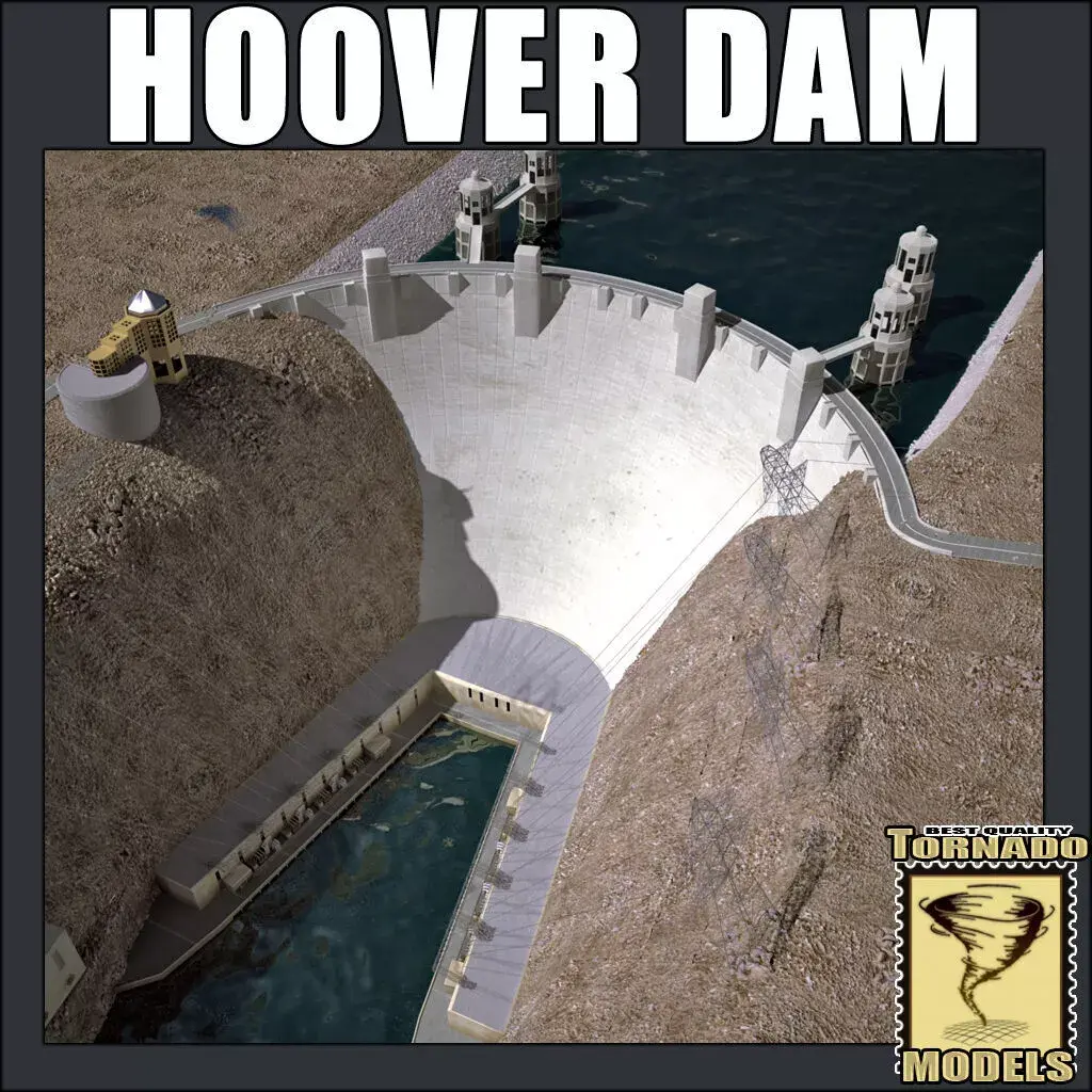 Hoover Dam 3D model