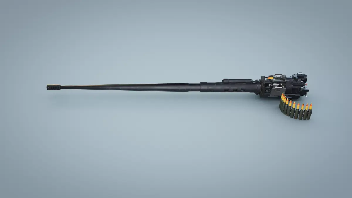 M242 Bushmaster Chain Gun 3D model