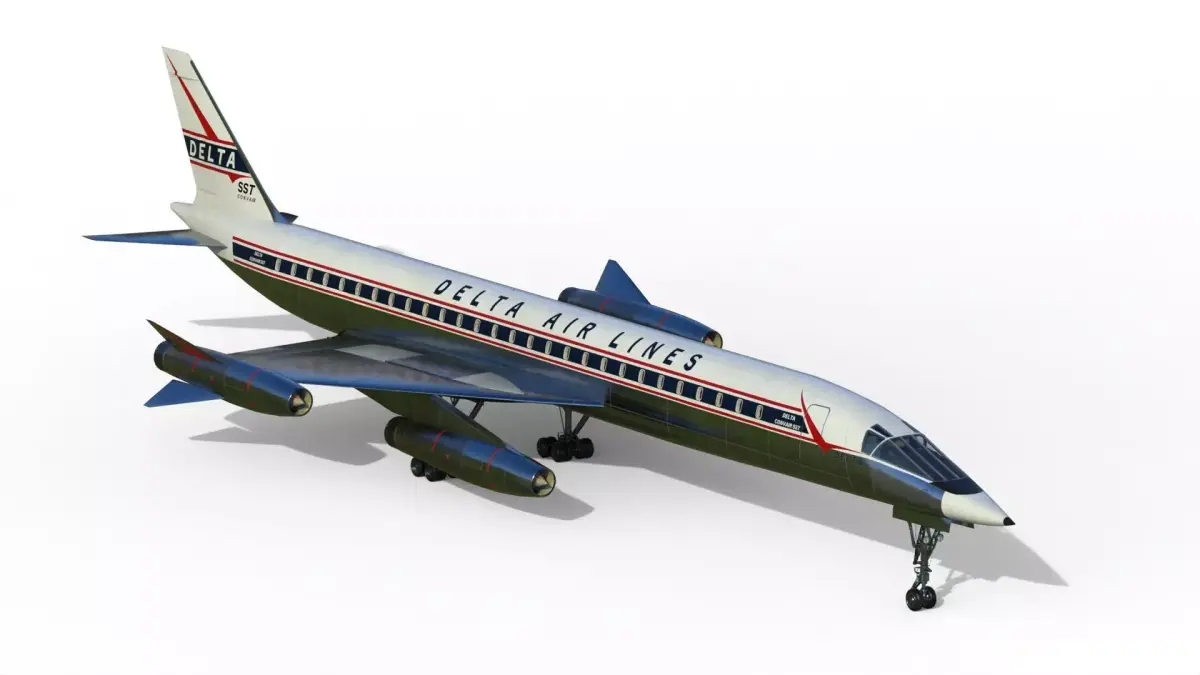 Convair 58-9 SST 3D model