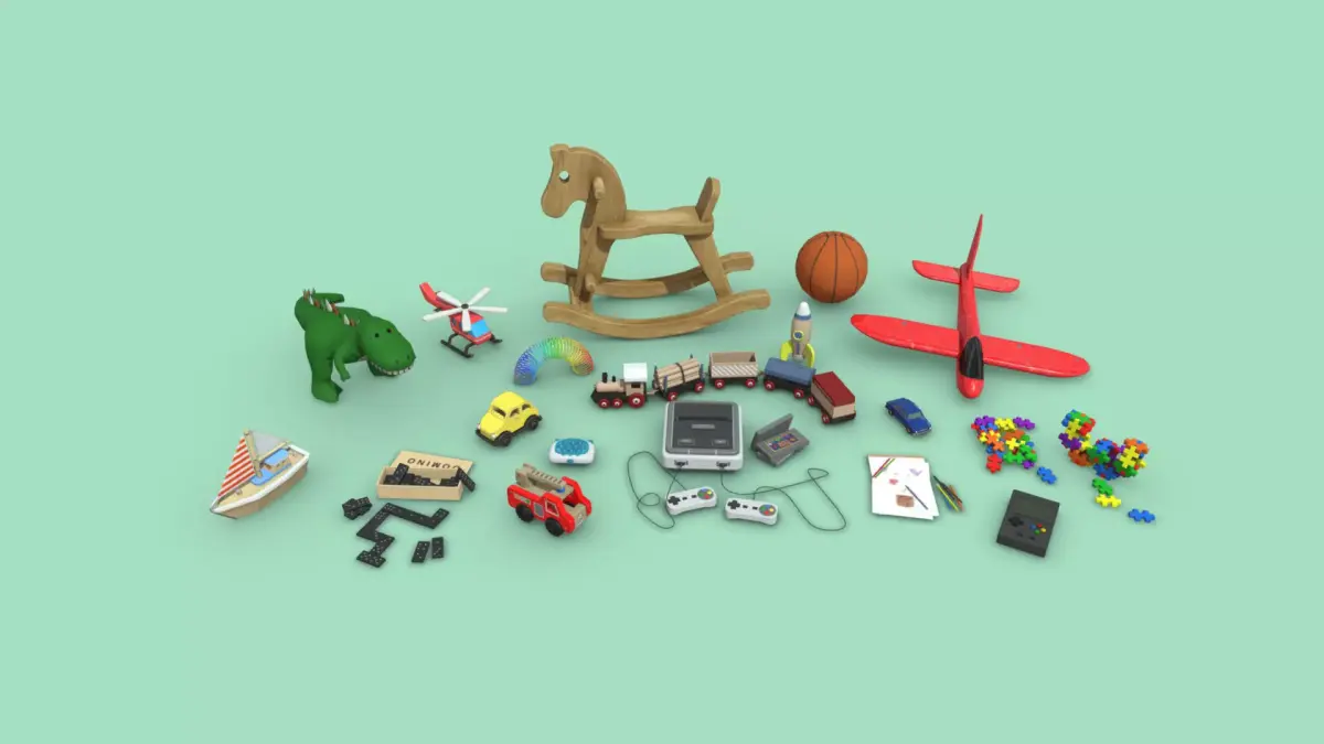 Toys Package Low-poly 3D model