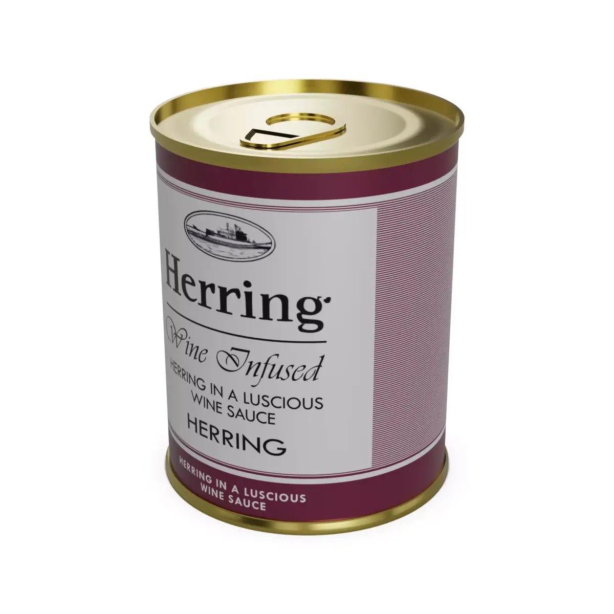 Herrings and herring products Herring in Wine Sauce Low-poly 3D model