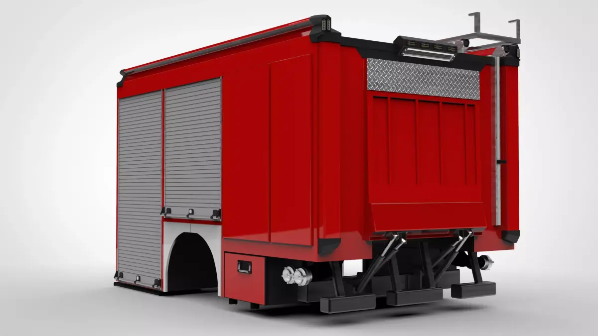 Schlingmann VARUS Castra Back Construction 3D model