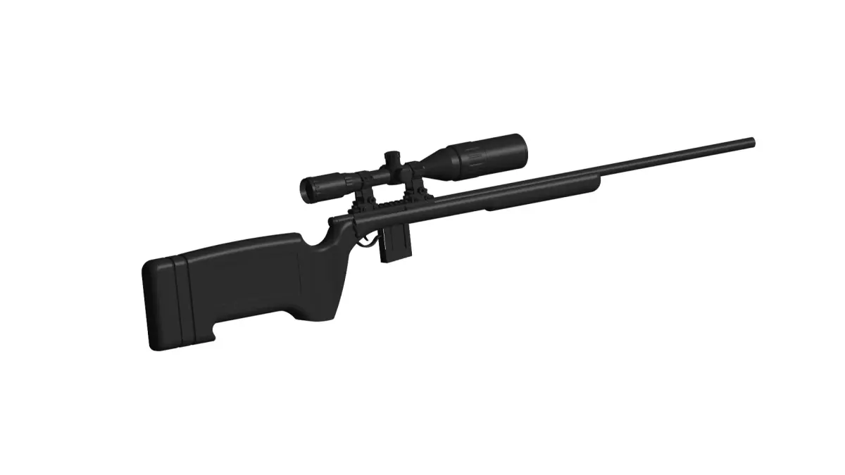 M40 sniper rifle 3D model