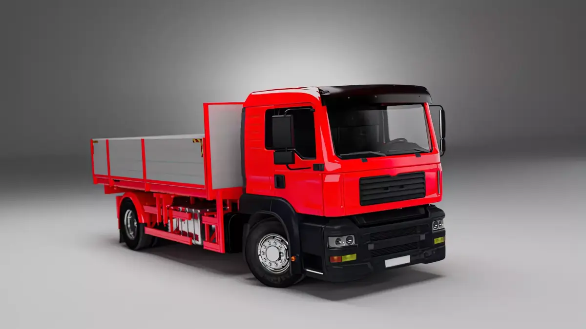 Truck FlatBed 3D model