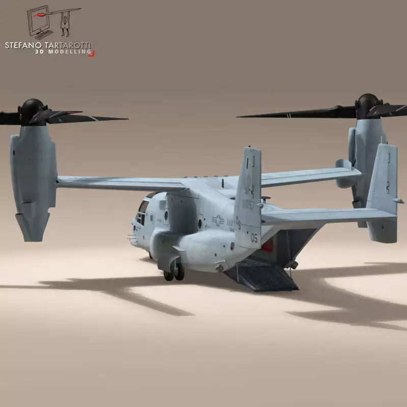 V-22 Osprey US Marines 3D model
