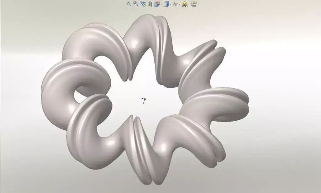 Spiral CupCake MakerBot Bracelet with a Dent Free 3D print model