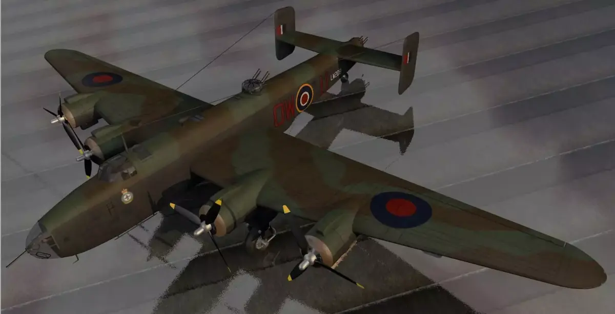 Handley Page Halifax Mk-3 3D model