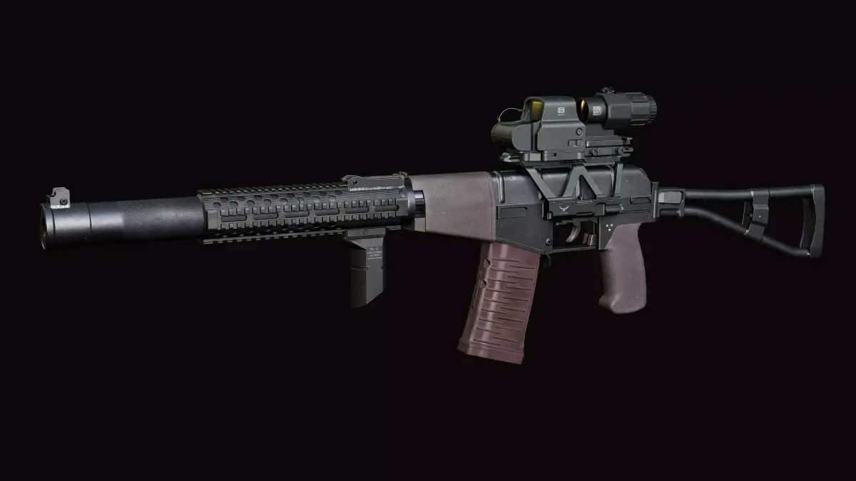 AS VAL russian rifle  Low-poly 3D model