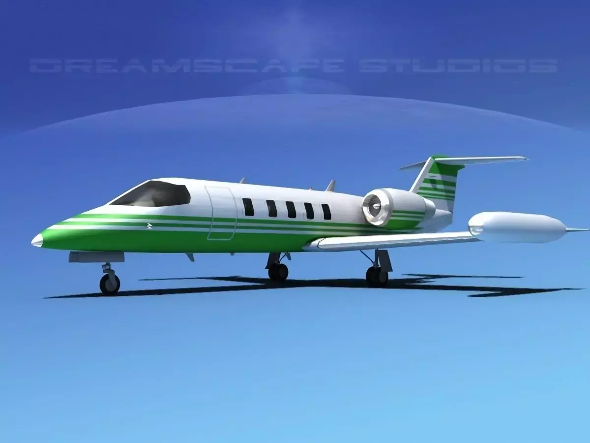 Gates Bombardier Learjet 35 V04 3D model