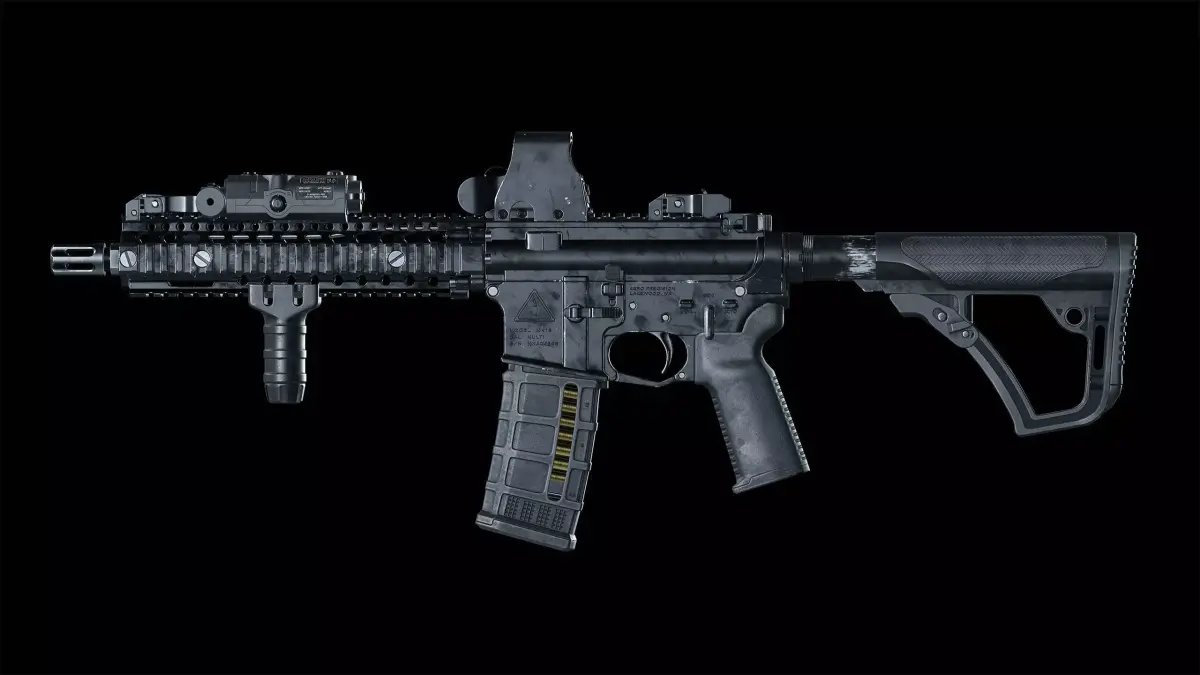 MK18 Assault Rifle Low-poly 3D model