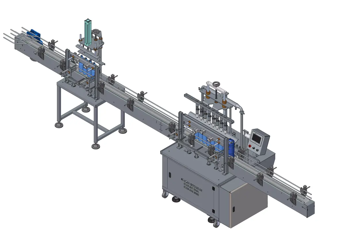 ovrer flow filling machine 3D model
