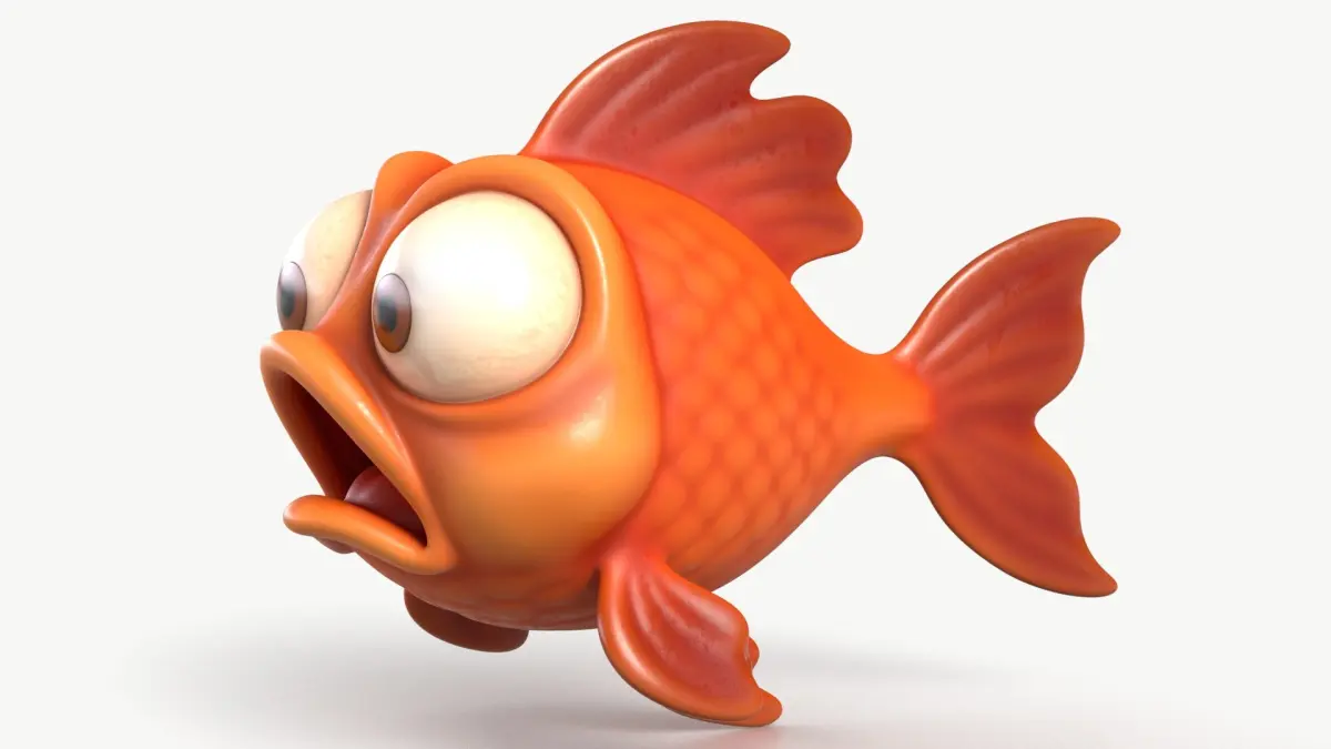 Golden Fish 1 3D model