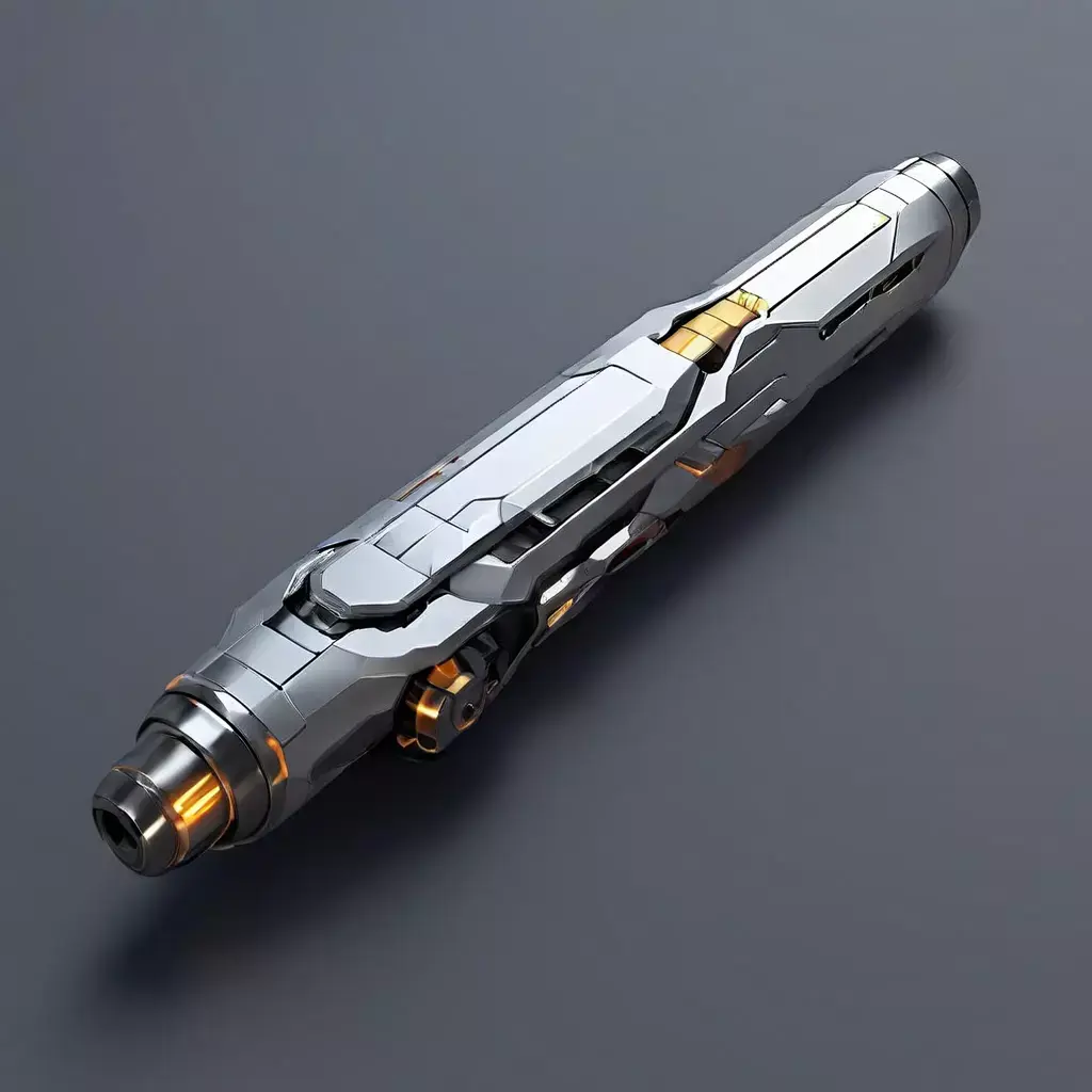 SciFi Futuristic Energy Weapon Low-poly 3D model