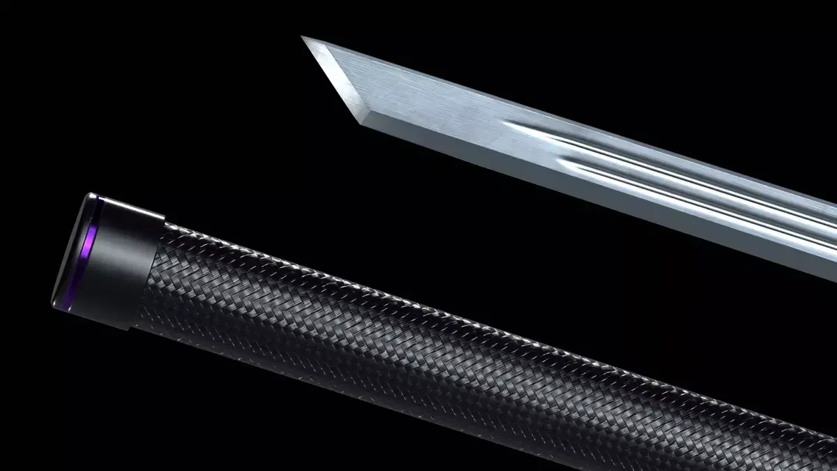 Pride Ninjato Sword Free low-poly 3D model