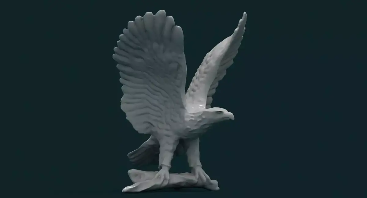 Eagle 3d Model statue 3D model