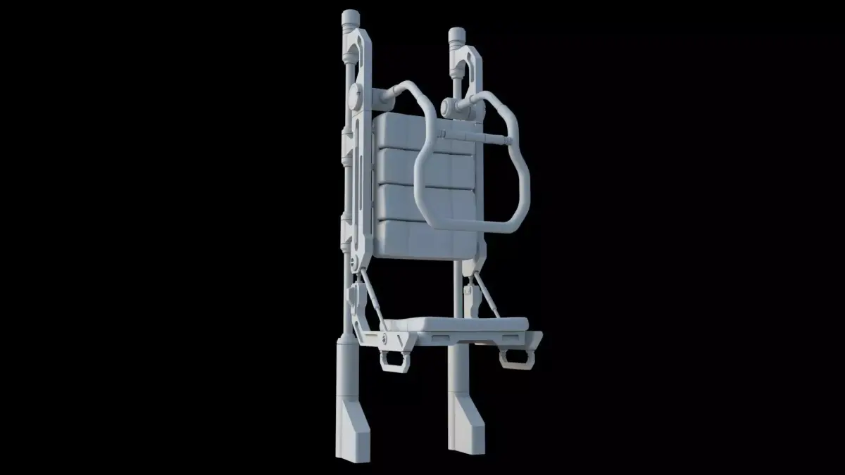 Sci Fi Transport Chair 3D model