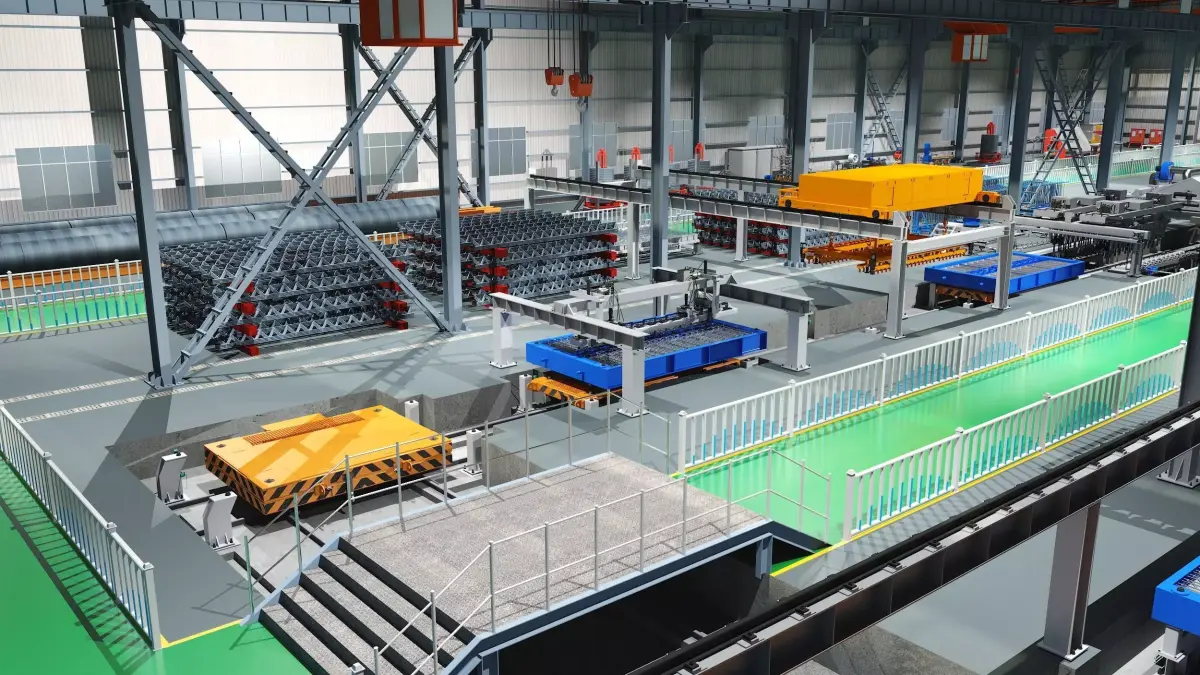 Factory Interior - Workshop 3D model