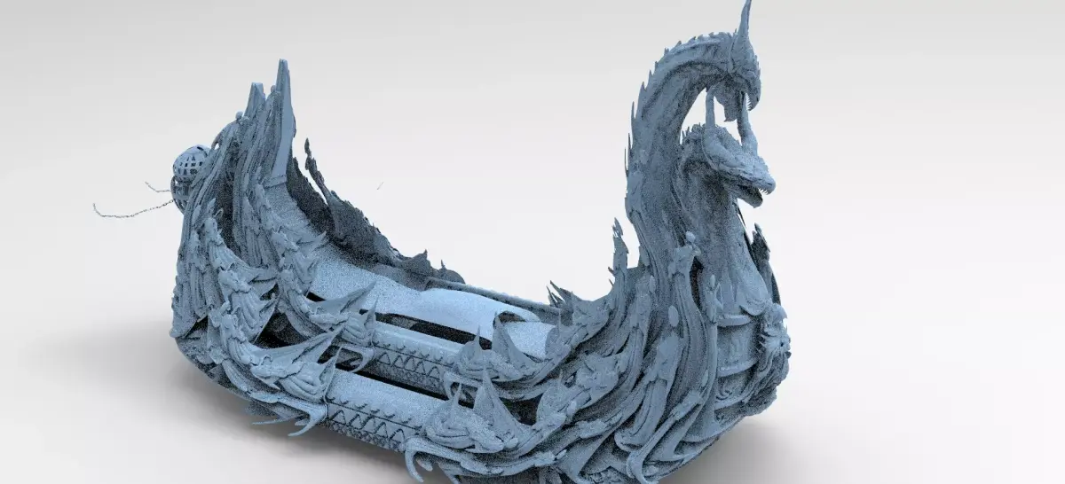 Kharon the Ferryman boat 3 3D model