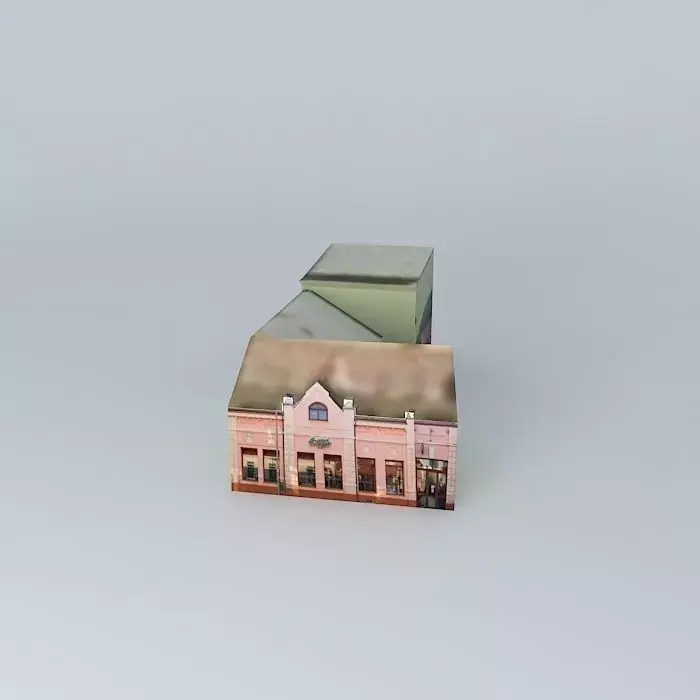 Arena games room and shops Free 3D model