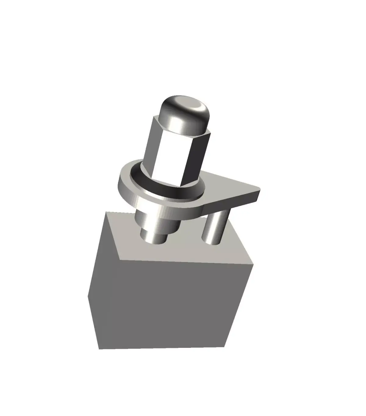 BIG RIG Wheel Lug Nut with Torque flag 3D print model