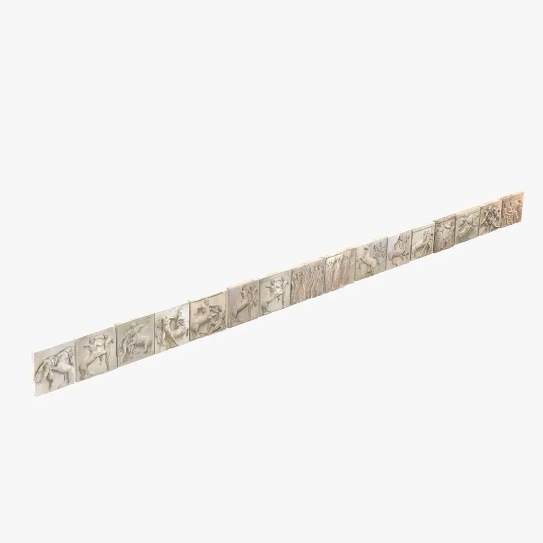 Parthenon Metopes 3D model