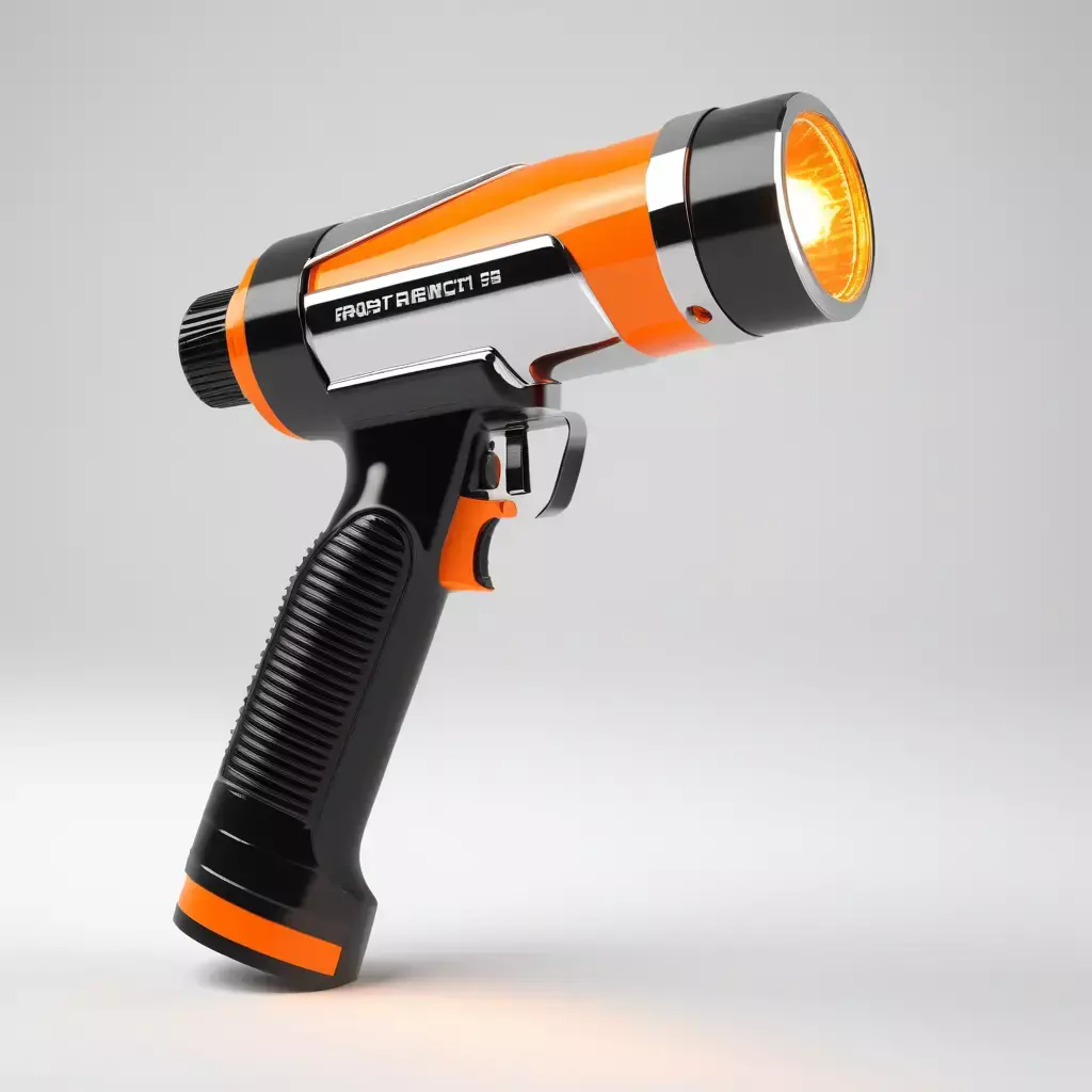 Futuristic Industrial Heat Gun 3D model