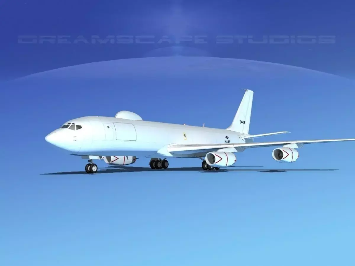 Boeing 707-E6B Mercury 3D model