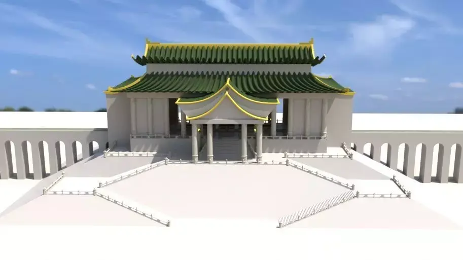 ba sing se train station from avatar the last airbender 3D model