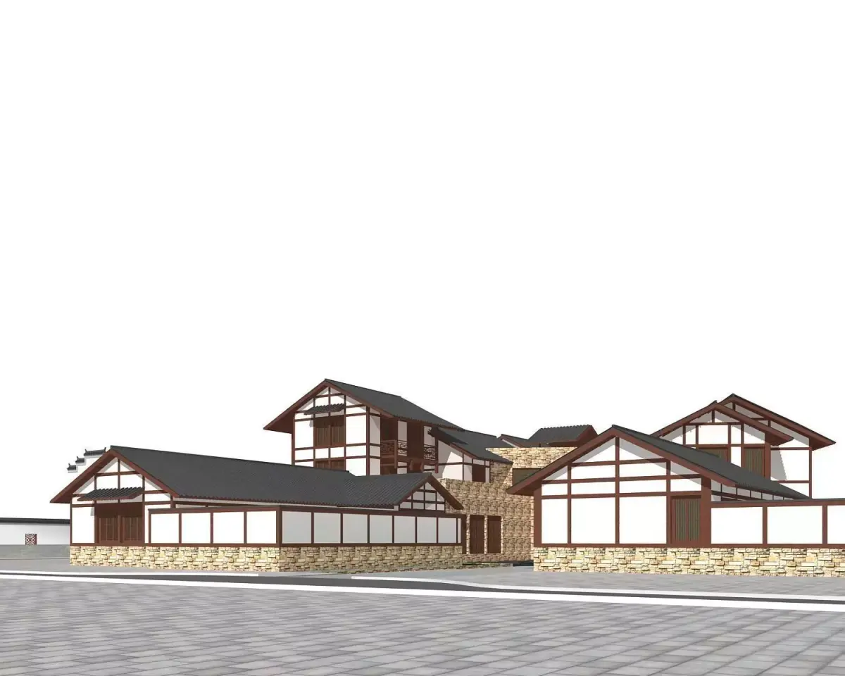 Chinese Style Architecture 3D model 67