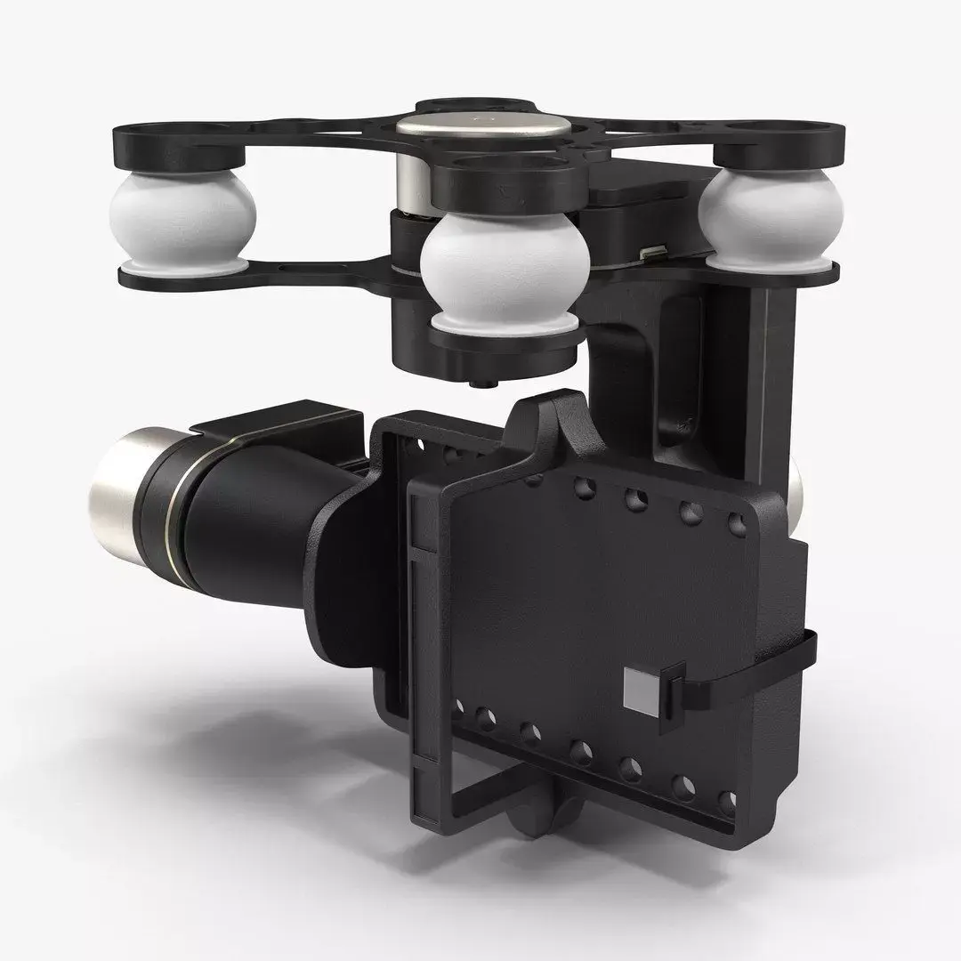 DJI Zenmuse H3 3D Low-poly 3D model