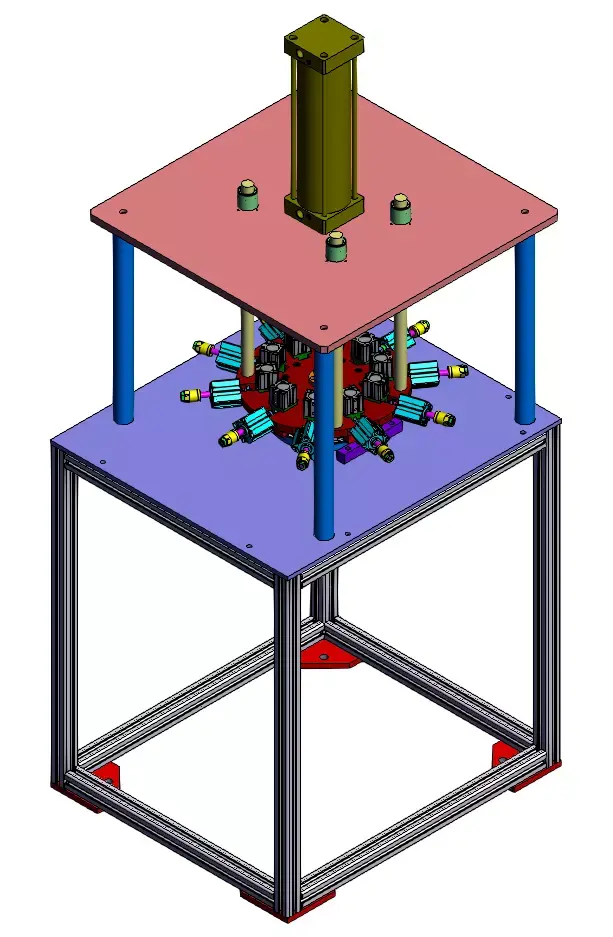 Fully Automatic Buckle Press Machine  3D model