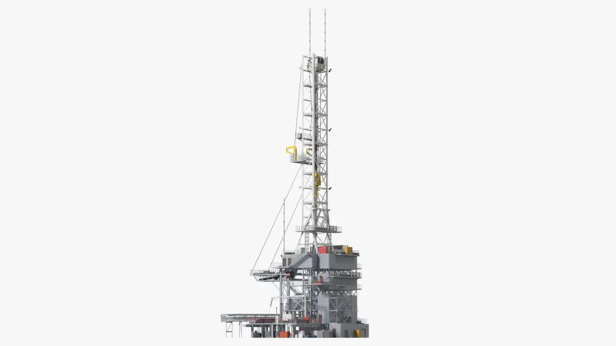 Drilling Rig Platform 3D model