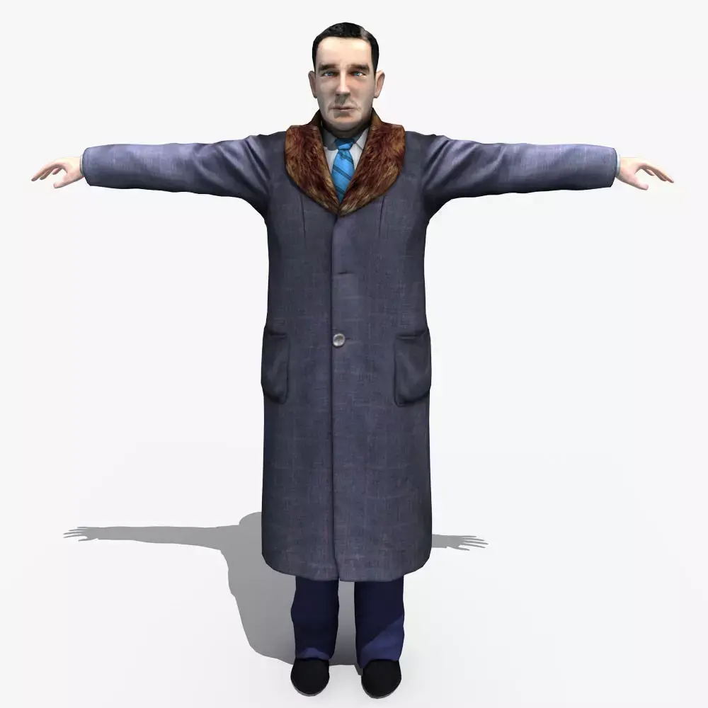 European Man 02 3D model