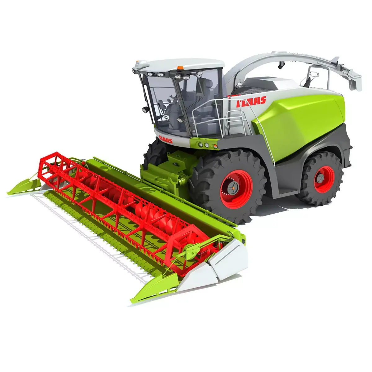 Claas Jaguar Combine Harvester 3D model