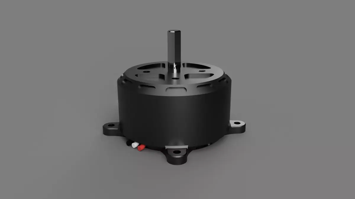 Electric Motor Housing Design 3D model