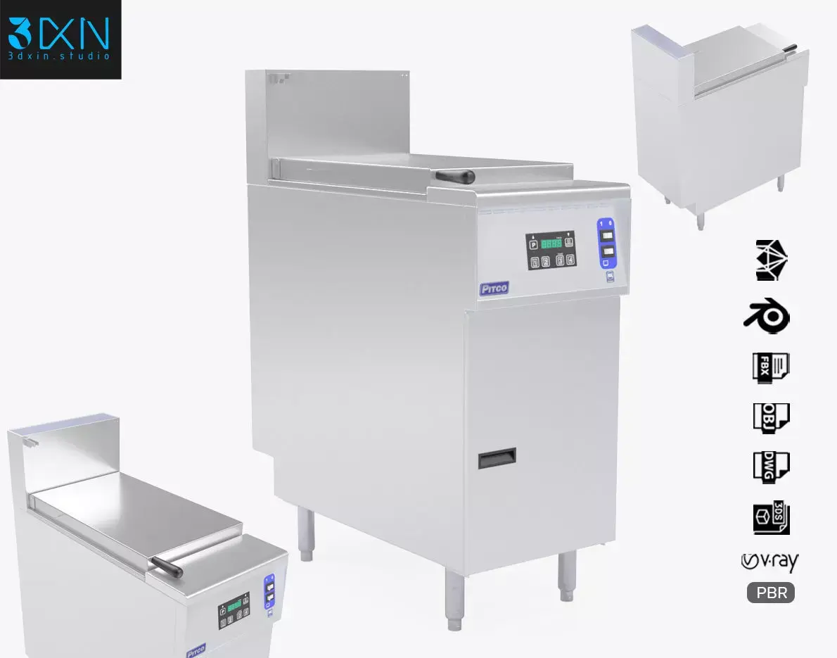 Pitco Srte14 Electric Commercial Rethermalizer thaw precooked 3D model