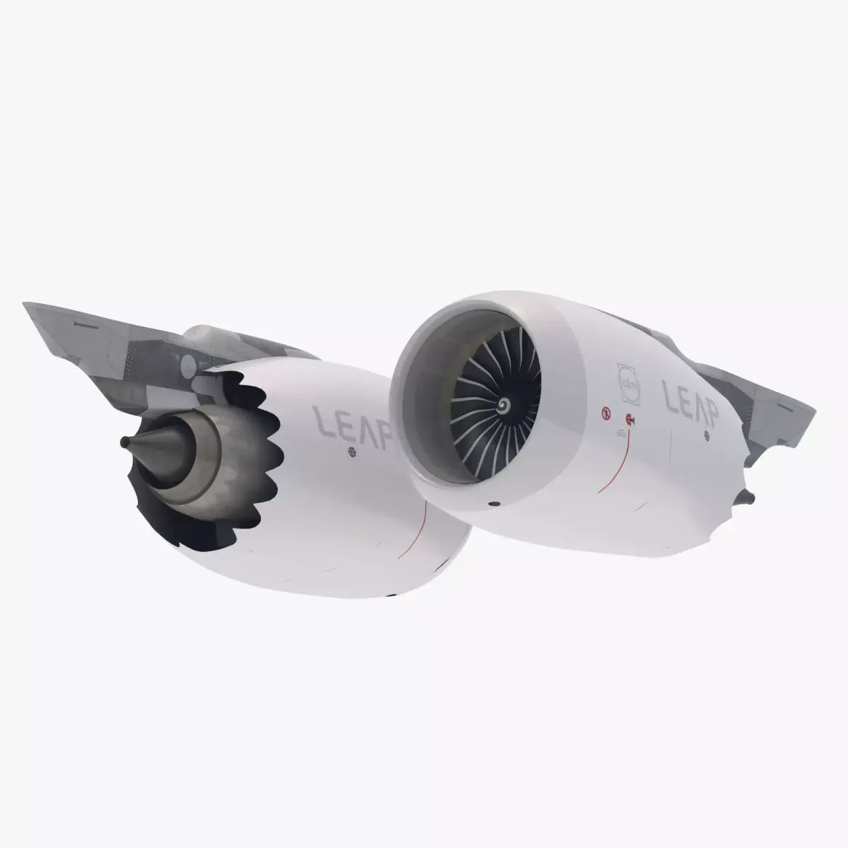 Jet Engine CFM LEAP 3D model