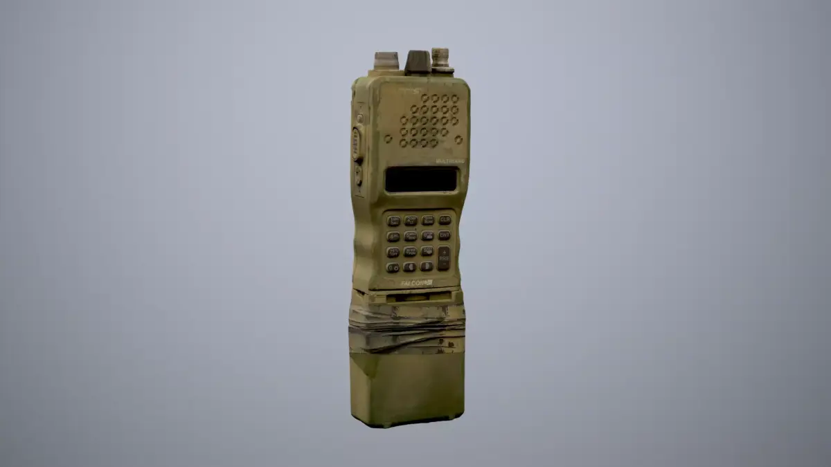 PRC-152 Military Radio Low-poly 3D model