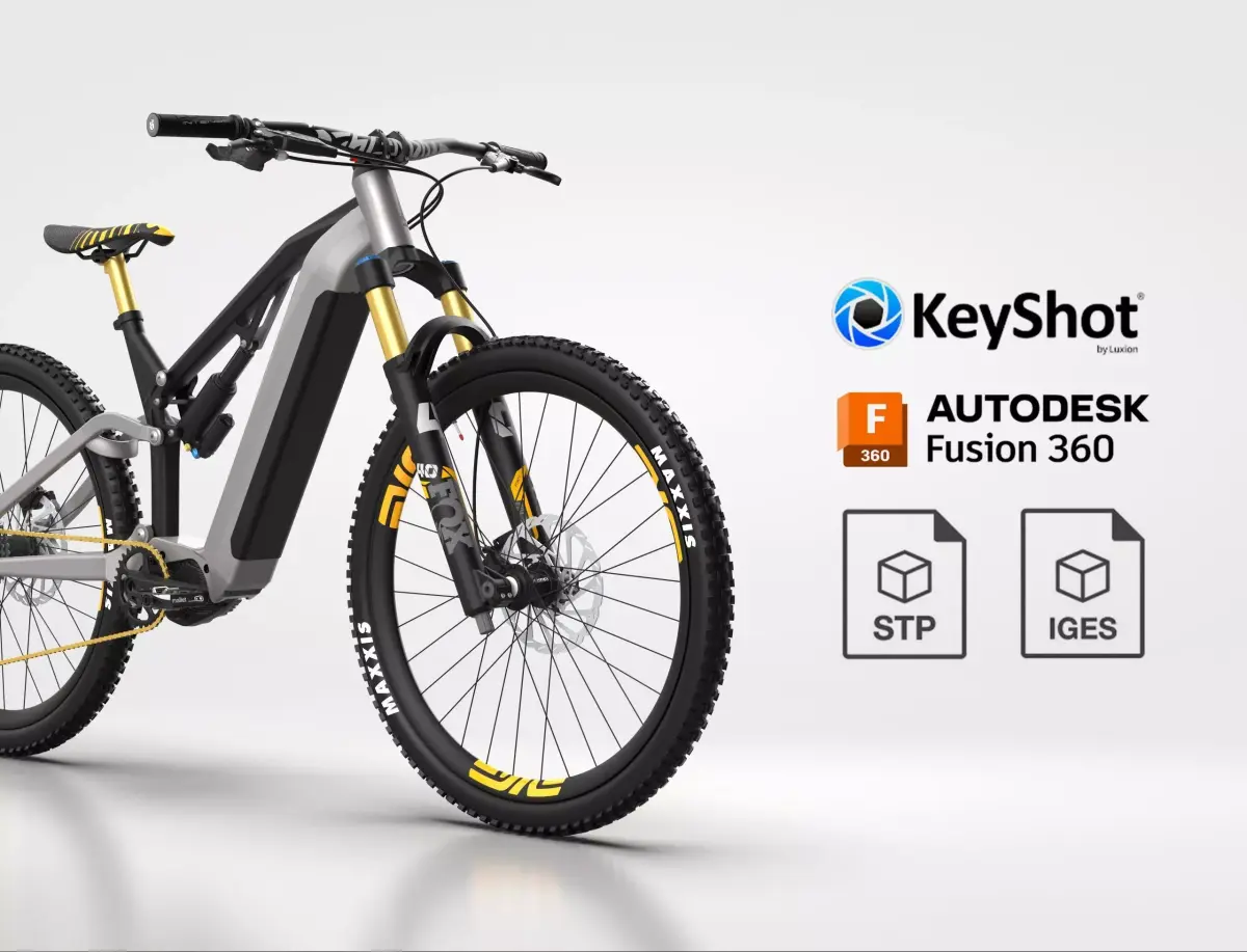 E-BIKE MOUNTAIN ACTUAL DIMENSION 3D model