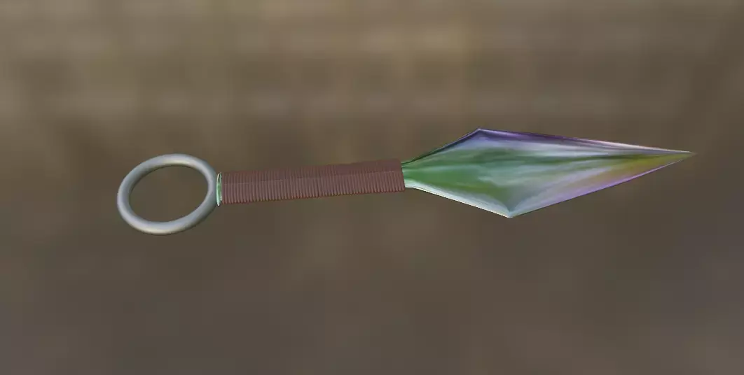 knife glass arrowhead Free low-poly 3D model
