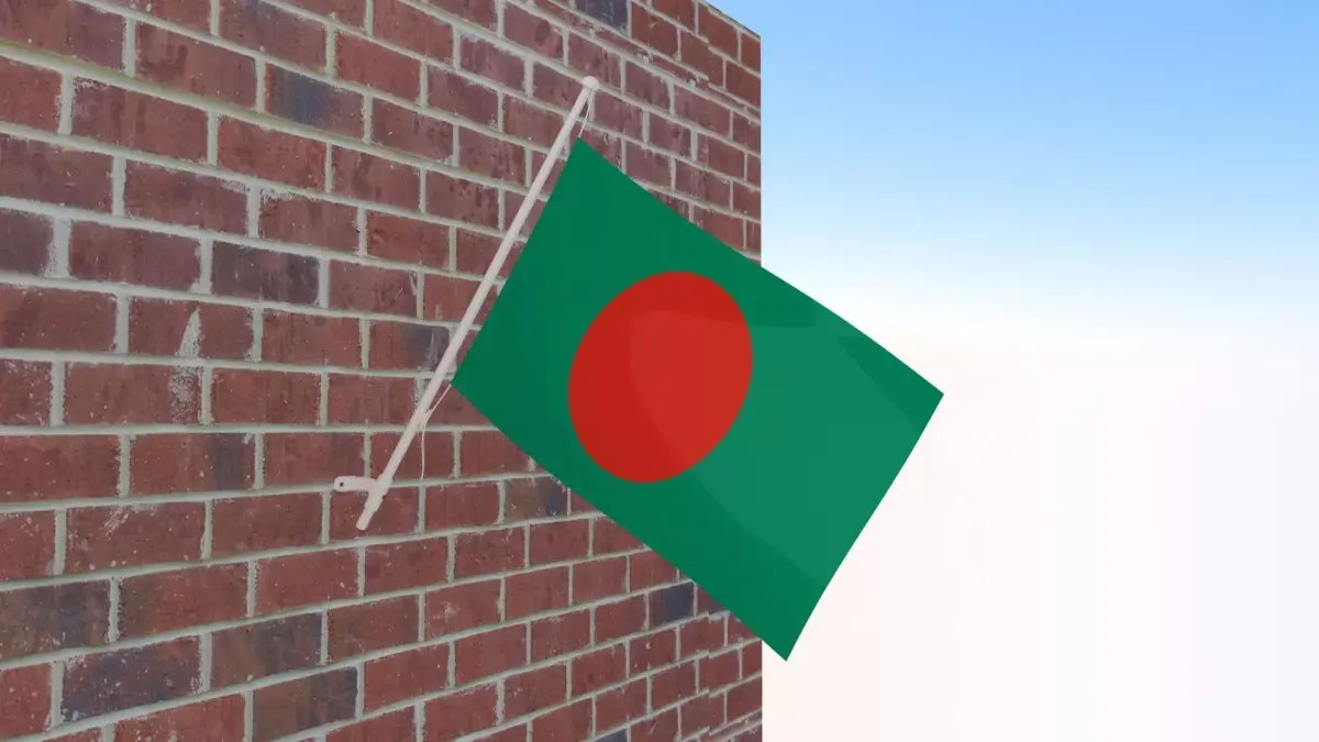 Flag of Bangladesh 3D model